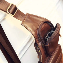 Load image into Gallery viewer, Genuine Leather Crossbody Sling Bag (Unisex)