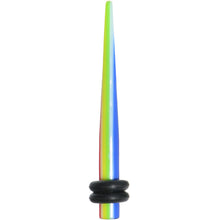 Load image into Gallery viewer, 8G Acrylic Retro Rainbow Straight Taper