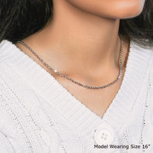 Load image into Gallery viewer, 14k White Gold Diamond Cut Cable Link Chain (2.60 mm)