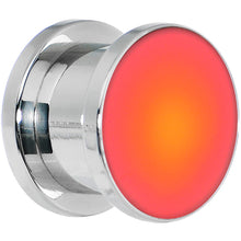 Load image into Gallery viewer, 1/2 Stainless Steel Red LED Light Up Screw Fit Plug