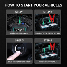 Load image into Gallery viewer, 7-in-1 Emergency Car Power Supply Starter & Air Pump