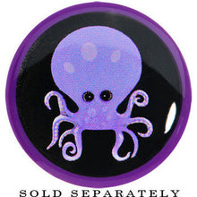 Load image into Gallery viewer, 18mm Purple Acrylic Octopus Plug
