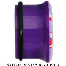 Load image into Gallery viewer, 18mm Purple Acrylic Monster Mouth Plug