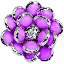 Load image into Gallery viewer, Pink Enamel Blooming Flower Adjustable Ring