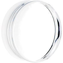 Load image into Gallery viewer, 44mm Clear White Acrylic Mirror Split Saddle Plug