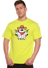 Load image into Gallery viewer, Cowboy Ghost Unisex Bamboo Viscose/Organic Cotton Short Sleeve Graphic T-Shirt