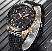 Load image into Gallery viewer, Men's Sports Waterproof Watch With Stainless Steel Bracelet Unique Design Perfect Gift For Your Man