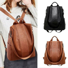 Load image into Gallery viewer, Sizzling Anti-Theft Vintage Style Leather Backpacks for Teenager Girls And Women School Bagpack For Females Travel Bags