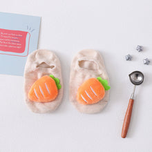 Load image into Gallery viewer, 1 Pair Cartoon Cotton Baby Rubber Sole Anti Slip Floor Socks For Newborn Girls And Boys Kids