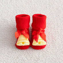 Load image into Gallery viewer, Baby Socks Christmas Anti Slip Short Socks for Baby Newborn Winter Warm Infant Cartoon Girls Boys