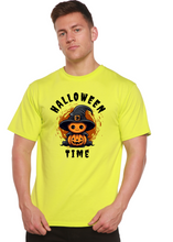 Load image into Gallery viewer, Halloween Time Unisex Bamboo Viscose/Organic Cotton Short Sleeve Graphic T-Shirt