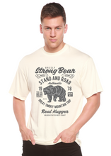 Load image into Gallery viewer, Strong Bear Spun Bamboo® Men's Bamboo Viscose/Organic Cotton Short Sleeve Graphic T-Shirt