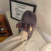 Load image into Gallery viewer, White Slippers For Women Fuzzy Cute Antlers Warm Animal Memory Foam Plush Women Men Indoor Outdoor Bedroom Slippers Fur Home Slippers For Women Memory Foam Anti-Slip Cozy Fluffy Outdoor Indoor Warm Slippers
