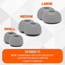 Load image into Gallery viewer, Galaxy Buds Pro 3 & 4 Memory Foam Ear Tips - WC TipZ Galaxy