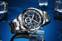 Load image into Gallery viewer, Men's Sports Waterproof Stainless Steel Watch With Chronometers And Special Date Display Unique Design Perfect Gift