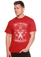 Load image into Gallery viewer, Built For Speed Men's Bamboo Viscose/Organic Cotton Short Sleeve Graphic T-Shirt