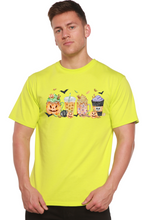 Load image into Gallery viewer, Happy Halloween Men's Bamboo Viscose/Organic Cotton Short Sleeve Graphic T-Shirt