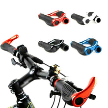 Load image into Gallery viewer, Bicycle Grip Handlebar End Cap Aluminium Alloy Lock Mountain Handle Bar Grip Bike Anti-Skid Rubber Bicycle Skid-Proof Grips New Generation Bike Handlebar Grip Soft Gel Inserts Shock Resistance Ergonomics Comfort Design