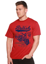 Load image into Gallery viewer, British Motorcycle Men's Bamboo Viscose/Organic Cotton Short Sleeve Graphic T-Shirt