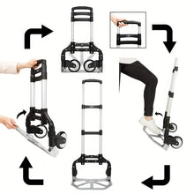 Load image into Gallery viewer, Folding Aluminum Hand Cart & Dolly โ 165 lb Capacity | Lightweight & Portable