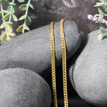 Load image into Gallery viewer, 3.2mm 14k Yellow Gold Classic Solid Miami Cuban Chain