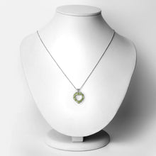 Load image into Gallery viewer, 1.70 Carat Genuine Peridot .925 Sterling Silver Pendant