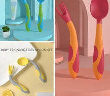 Load image into Gallery viewer, Baby Soft Silicone Spoon Infant Feeding Spoon Utensils Auxiliary Food Spoon Learn Eat Training Soft Spoon Children Tableware