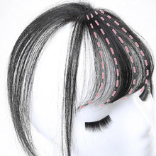 Load image into Gallery viewer, 3D Air Bangs Hair Bangs Heat Resistant Hairpieces Hair Women Natural Short Fake Hair Bangs Hair Clips Thin Natural Flat Neat AirBangs With Temples For Women One Piece Hairpiece