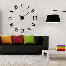 Load image into Gallery viewer, 3D Big Acrylic Mirror Wall Clock Quartz Watch Still Life Clocks Frameless Wall Clock 3D Surface Mirror Wall Clock Modern Design Large Mute Wall Watches Stickers for Living Room Bedroom Home Decorations Modern Home Decoration Living Room Stickers