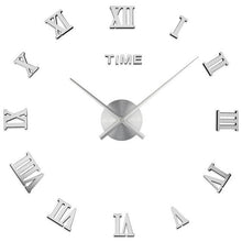 Load image into Gallery viewer, 3D Big Acrylic Mirror Wall Clock Quartz Watch Still Life Clocks Frameless Wall Clock 3D Surface Mirror Wall Clock Modern Design Large Mute Wall Watches Stickers for Living Room Bedroom Home Decorations Modern Home Decoration Living Room Stickers