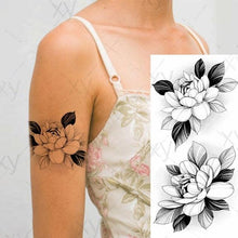 Load image into Gallery viewer, 3D Butterfly Waterproof Temporary Tattoo Sticker Snake Flowers Elegant Small Popular Tattoo For Womens Mens