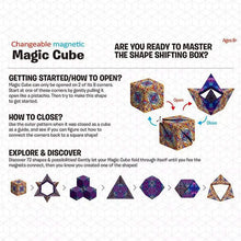 Load image into Gallery viewer, 3D Changeable Magnetic Magic Puzzle Cube