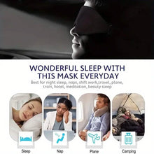 Load image into Gallery viewer, 3D Contoured Cup Sleeping Mask and Blindfold