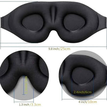 Load image into Gallery viewer, 3D Contoured Cup Sleeping Mask and Blindfold