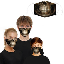 Load image into Gallery viewer, 3D Halloween Special Scary Faces Reusable Face Masks