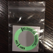 Load image into Gallery viewer, 3D Key Ring Sticker Engine Start Push Button Switch Ring Cover Trim Luminous Ignition Switch Cover Car Styling Circle Light Decoration for Auto Motorcycle Universal Ignition Start Stop Button Luminous Ring Cover Trim Compatible