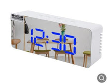 Load image into Gallery viewer, 3D Large LED Digital Wall Clock Date Time Celsius Nightlight Display Table Desktop Clocks 3D Digital Alarm Clock Modern Design LED Wall Desk Clocks 12/24H Time /Date/ Temperature Display Nightlight /Brightness Adjustable/ Alarm Clock For Living Room