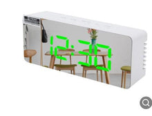 Load image into Gallery viewer, 3D Large LED Digital Wall Clock Date Time Celsius Nightlight Display Table Desktop Clocks 3D Digital Alarm Clock Modern Design LED Wall Desk Clocks 12/24H Time /Date/ Temperature Display Nightlight /Brightness Adjustable/ Alarm Clock For Living Room