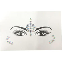 Load image into Gallery viewer, 3D Makeup Tattoo Face Gems Glitter Face Jewels Crystal Stickers Face Glitter for Festival Carnival Party