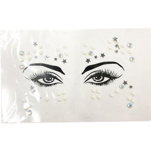 Load image into Gallery viewer, 3D Makeup Tattoo Face Gems Glitter Face Jewels Crystal Stickers Face Glitter for Festival Carnival Party