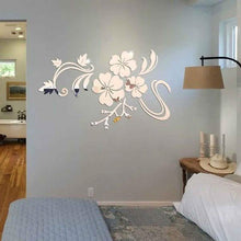 Load image into Gallery viewer, 3D Mirror Flower Removable Wall Sticker
