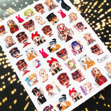 Load image into Gallery viewer, 3D Nail Art Stickers Decal Template Nail Tool Decorations Nail Slider Metallic Nail Art Stickers Set Love Metal Nail Studs Decals for Women Nail Decorations Accessories Metal Curve Stripe Lines Design Letter Nail Sticker Decoration
