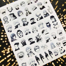 Load image into Gallery viewer, 3D Nail Art Stickers Decal Template Nail Tool Decorations Nail Slider Metallic Nail Art Stickers Set Love Metal Nail Studs Decals for Women Nail Decorations Accessories Metal Curve Stripe Lines Design Letter Nail Sticker Decoration