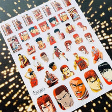 Load image into Gallery viewer, 3D Nail Art Stickers Decal Template Nail Tool Decorations Nail Slider Metallic Nail Art Stickers Set Love Metal Nail Studs Decals for Women Nail Decorations Accessories Metal Curve Stripe Lines Design Letter Nail Sticker Decoration
