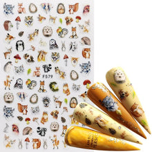 Load image into Gallery viewer, 3D Nail Slider Black Russia Letter Sticker Decals Flamingo Design Adhesive Manicure Tips Nail Art Decorations Accessories Sliders Manicure Decoration 3D Nail Supplies Holographic Decals Transfer Sliders Nail Design Manicures Nail Self-Adhesive Sticker
