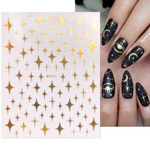 Load image into Gallery viewer, 3D Nails Sticker Spring Cartoon Animals Flowers Leaves Self Adhesive Decals Sliders Nail Art Accessories Decoration Decal Self-Adhesive 3D Wave Design Decoration for Women Girls Tape Nail Art Stickers Decal Decoration