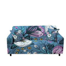Load image into Gallery viewer, 3D Printed Butterfly Slipcovers Sofa Cover for Living Room Sectional Couch Cover 2/3 Seater funda de sofá L Shape Sofa Need 2pcs Printed Sofa Cover - Animal Butterfly Anti-Slip Universal Stretch Sofa Protector Cover For Living Room Corner Sofa