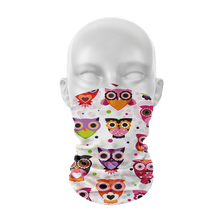 Load image into Gallery viewer, 3D Printed Mini Pattern Headscarf Fashion Women Summer Neck Gaiter Cute Cartoon Animal Tubular Hijab Scarf Face Seamless Bandana Printed Oil Painting Art Neck Scarf Women Soft Face Bandana Sunflower Night Hijab Scarf Face Mask