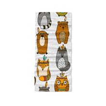 Load image into Gallery viewer, 3D Printed Mini Pattern Headscarf Fashion Women Summer Neck Gaiter Cute Cartoon Animal Tubular Hijab Scarf Face Seamless Bandana Printed Oil Painting Art Neck Scarf Women Soft Face Bandana Sunflower Night Hijab Scarf Face Mask