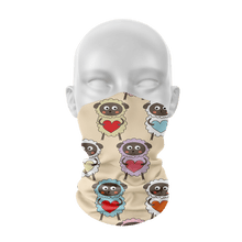 Load image into Gallery viewer, 3D Printed Mini Pattern Headscarf Fashion Women Summer Neck Gaiter Cute Cartoon Animal Tubular Hijab Scarf Face Seamless Bandana Printed Oil Painting Art Neck Scarf Women Soft Face Bandana Sunflower Night Hijab Scarf Face Mask